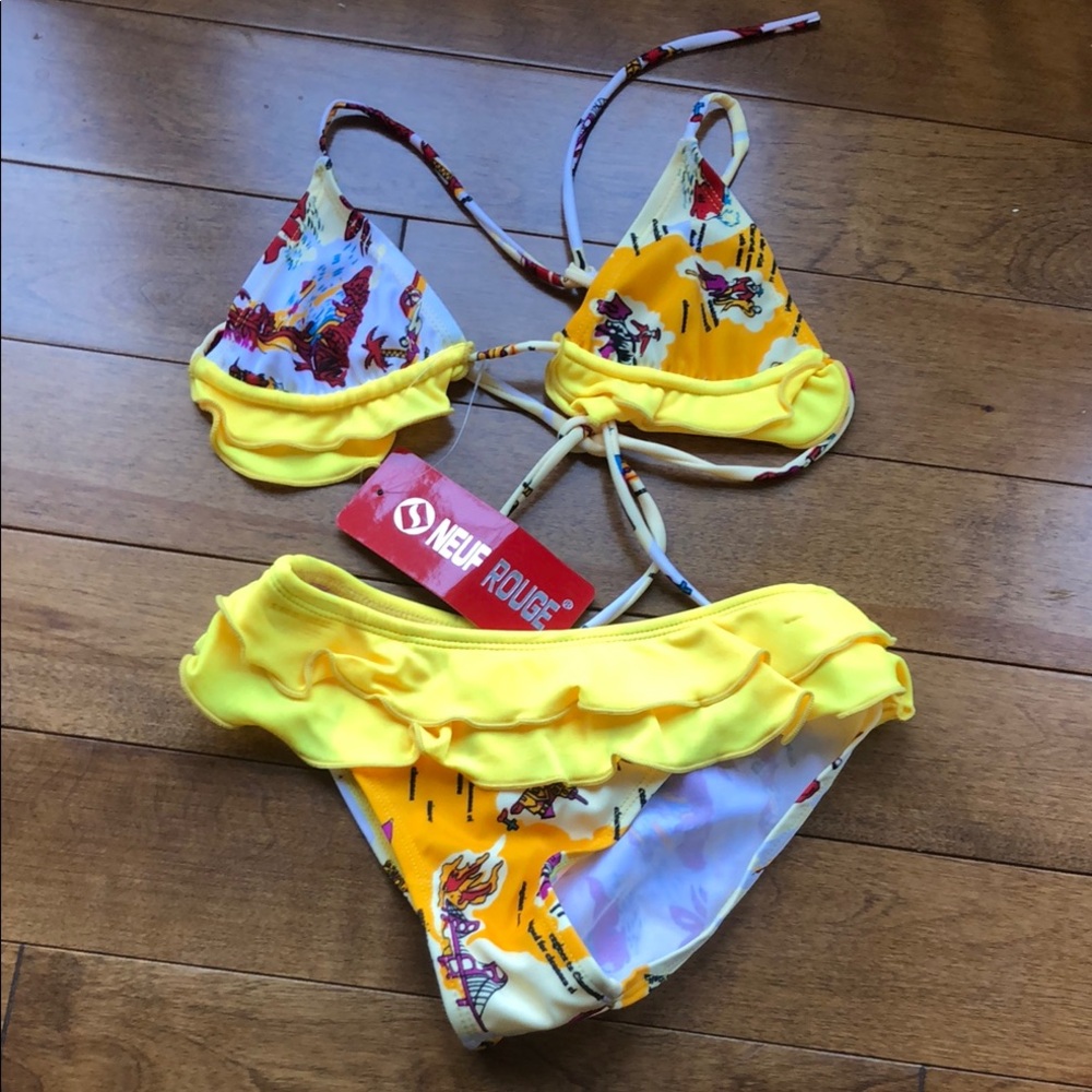 Kids Swim Set - Yellow and Multicolor